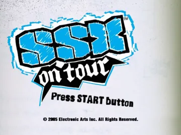 SSX On Tour screen shot title